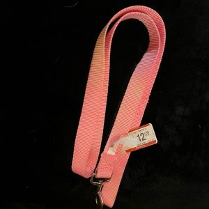 Pink dog leash